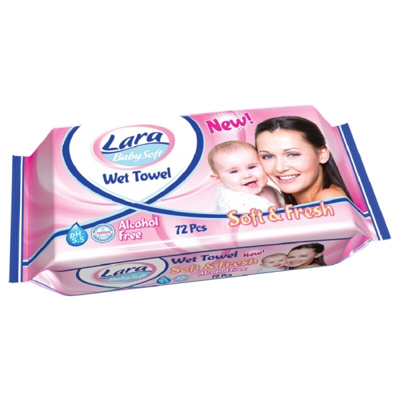 Lara Vlh.ubrousky 72ks Baby Classic (36/krt)