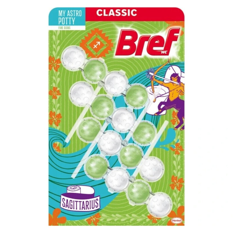 Bref 4*50g WC závěs LE PA Fire Signs (9/krt)