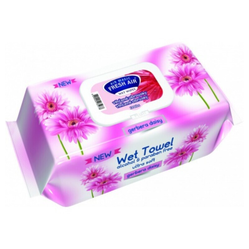Fresh Air Vlh.ubrousky 120ks Gerbera (12/krt)