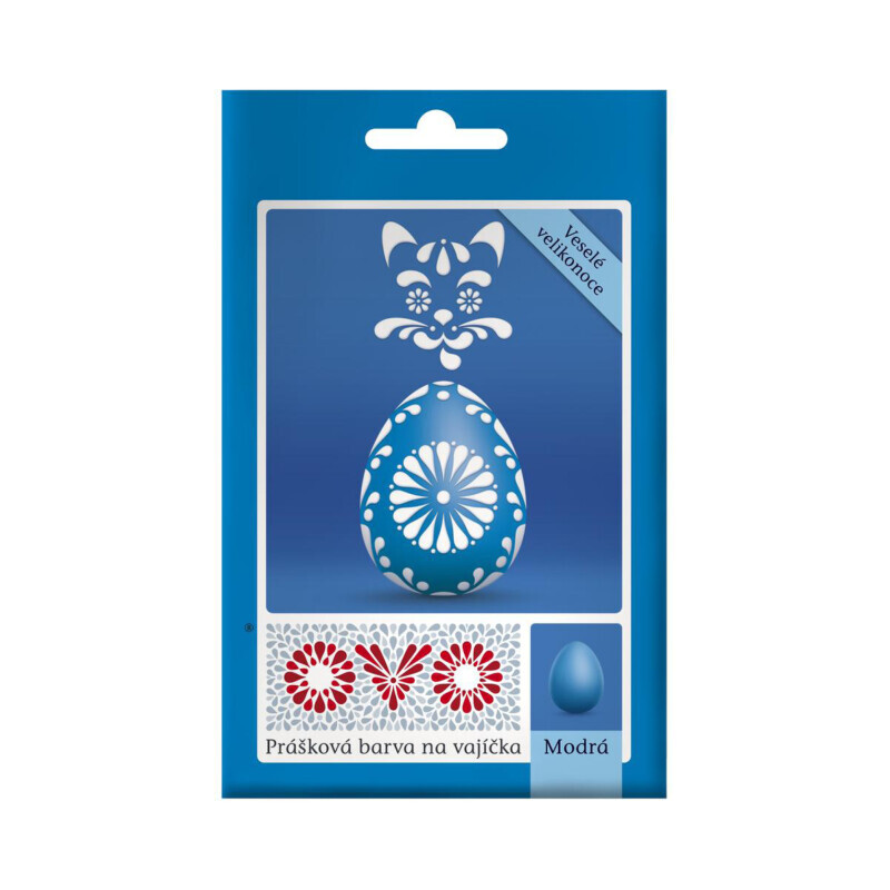 OVO Barva na vajíčka 5g Modrá (20/krt)
