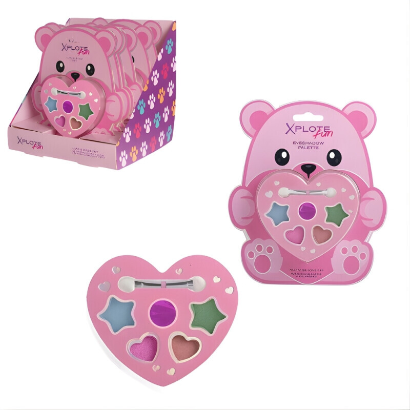 Xplote Fun Sada oční stíny + lesk na rty (6/krt)