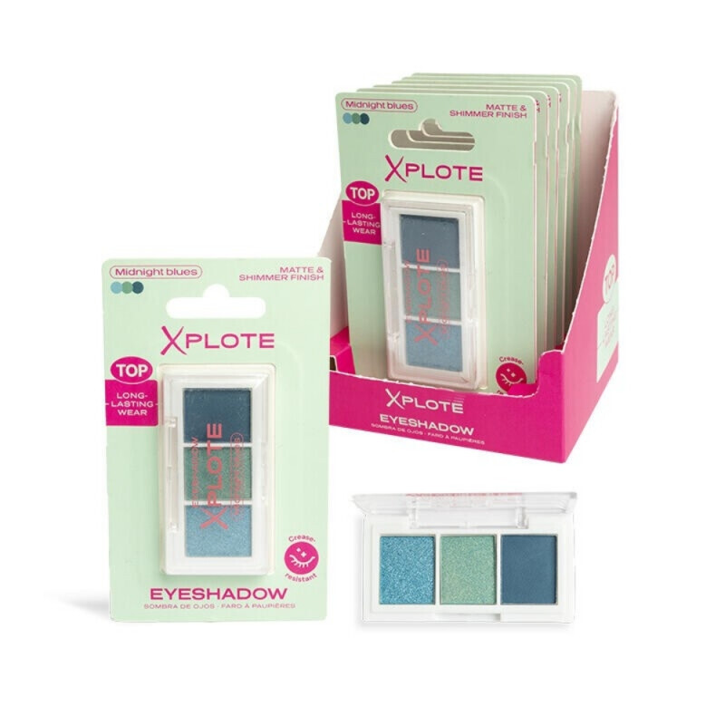 Xplote Oční stíny paletka Midnight Blues (6/krt)