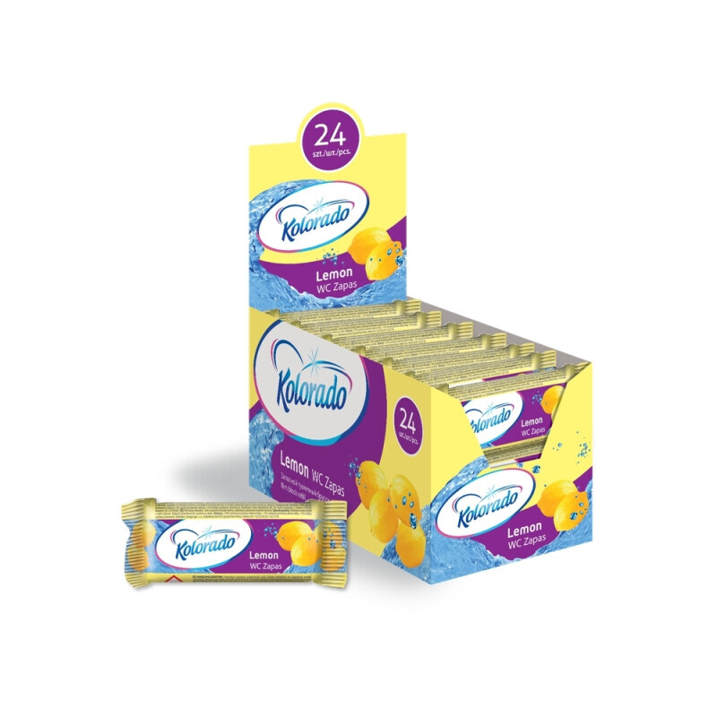 Kolorado 40g WC závěs náplň Lemon (24/krt)