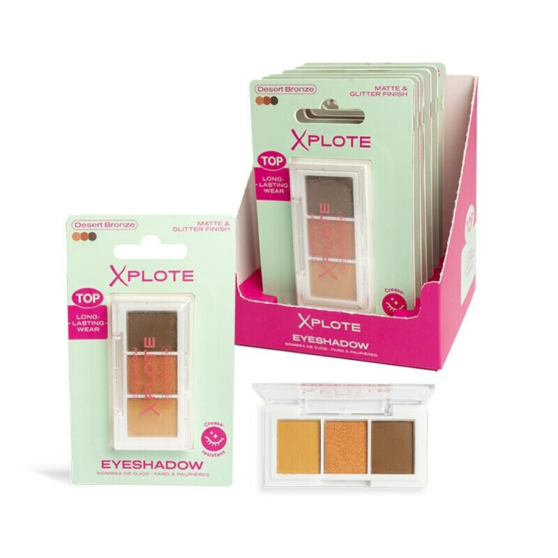 Xplote Oční stíny paletka Desert Bronze (6/krt)