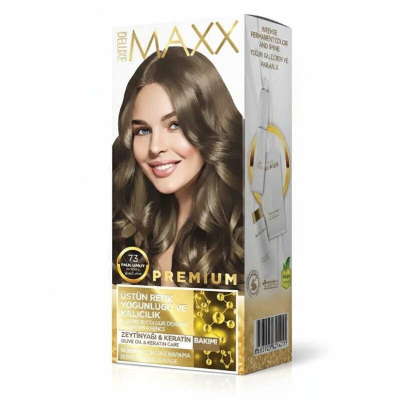 Deluxe Maxx Barva na vlasy Premium Ořechová 7.3 (24/krt)