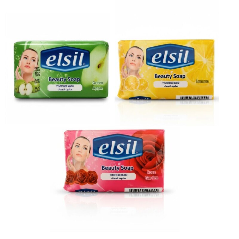 Elsil 50g Toaletní mýdlo Rose/Green Apple/Lemon (72/bal)