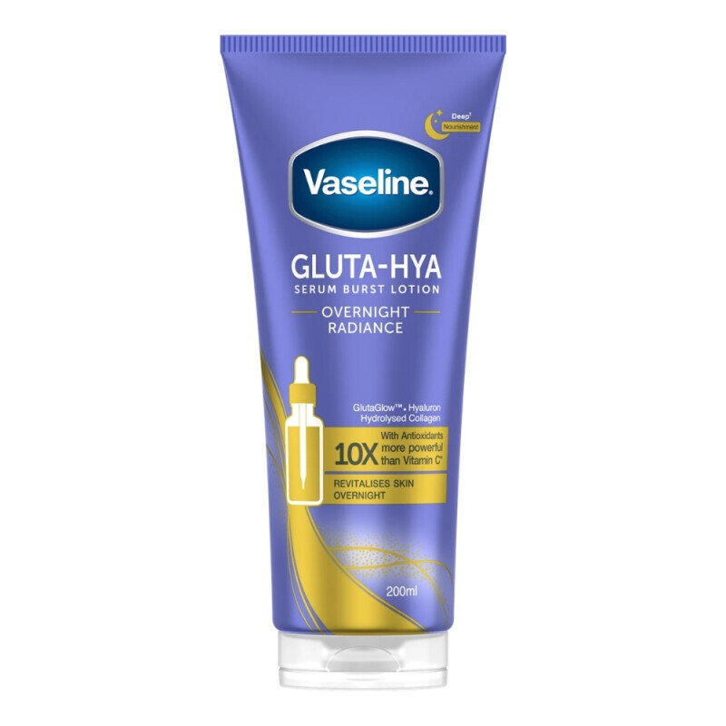 Vaseline 200ml Tělové sérum Gluta-Hya Overnight Radiance (6/krt)