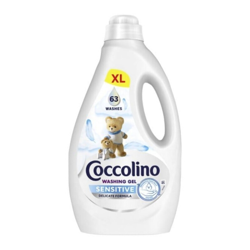 Coccolino Prací gel 63W Sensitive (3/krt)