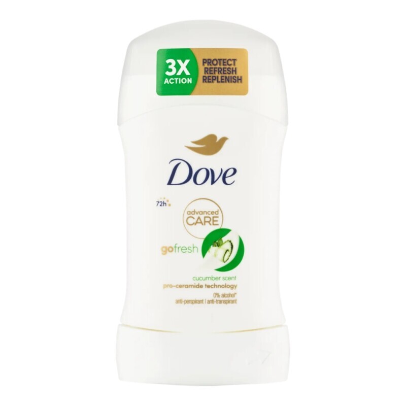 Dove 50ml Stick CZ AP F Advanced Care Cucumber (6/bal)