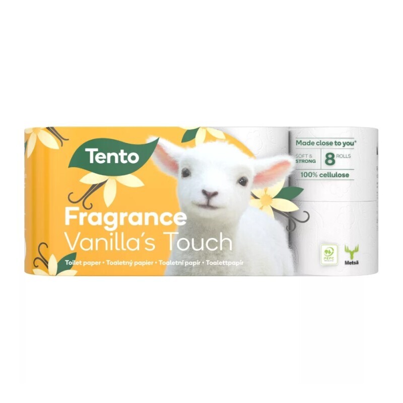Tento Toaletní papír 8ks 3-vrstvý Fragrance Vanilla (7/bal)