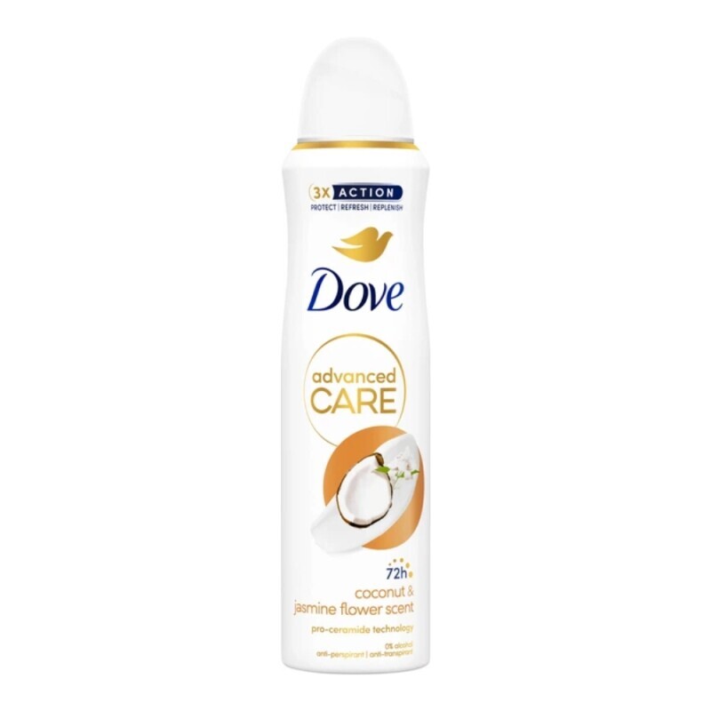 Dove 150ml Spray CZ AP F Advanced Care Coco&Jasmin (6/krt)