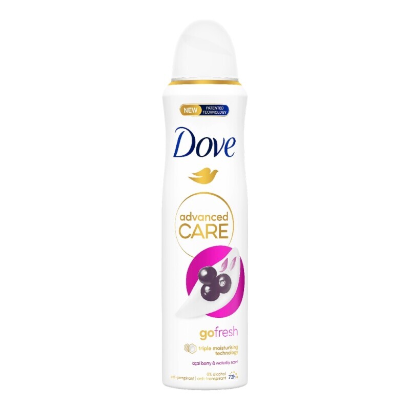 Dove 150ml Spray CZ AP F Advanced Care Acai (6/krt)