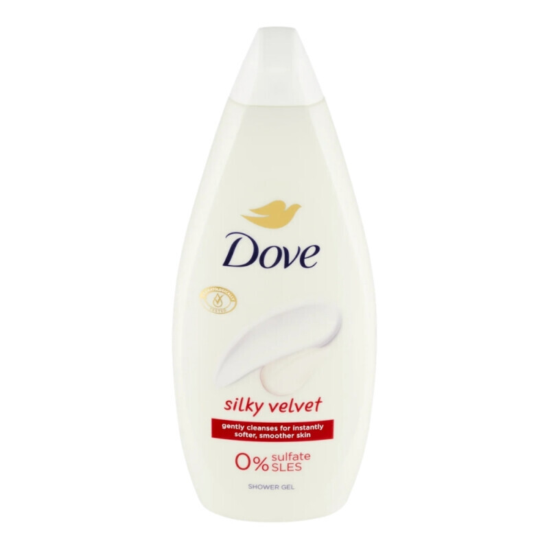Dove 720ml SG CZ F Silky Velvet (12/krt)