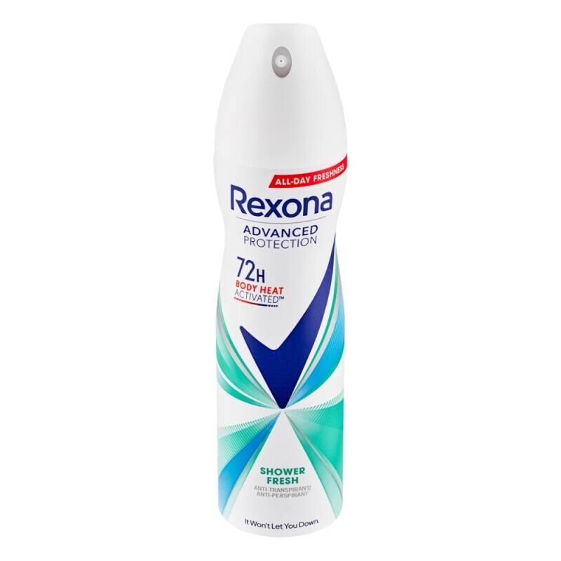 Rexona 150ml Spray CZ AP F Advanced Protection Shower Fresh (6/krt)