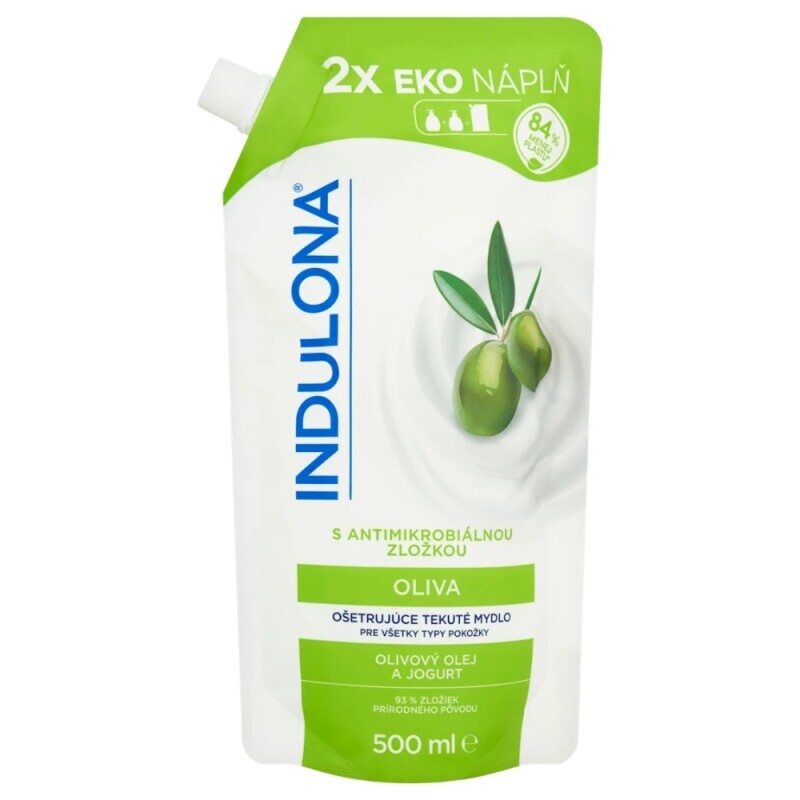 Indulona 500ml Mýdlo tekuté náplň Oliva (6/krt)