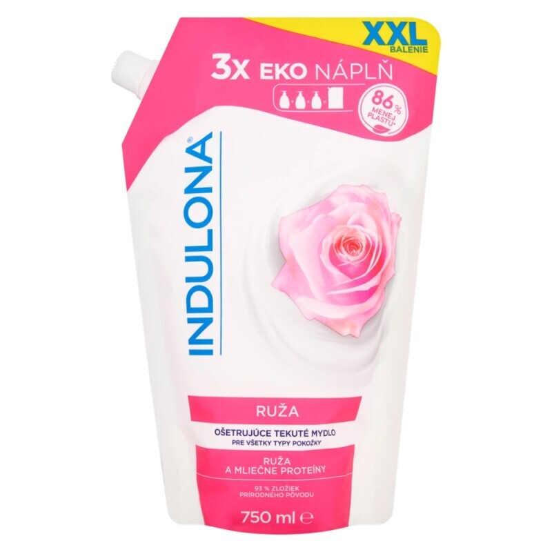 Indulona 500ml Mýdlo tekuté náplň Růže (6/krt)