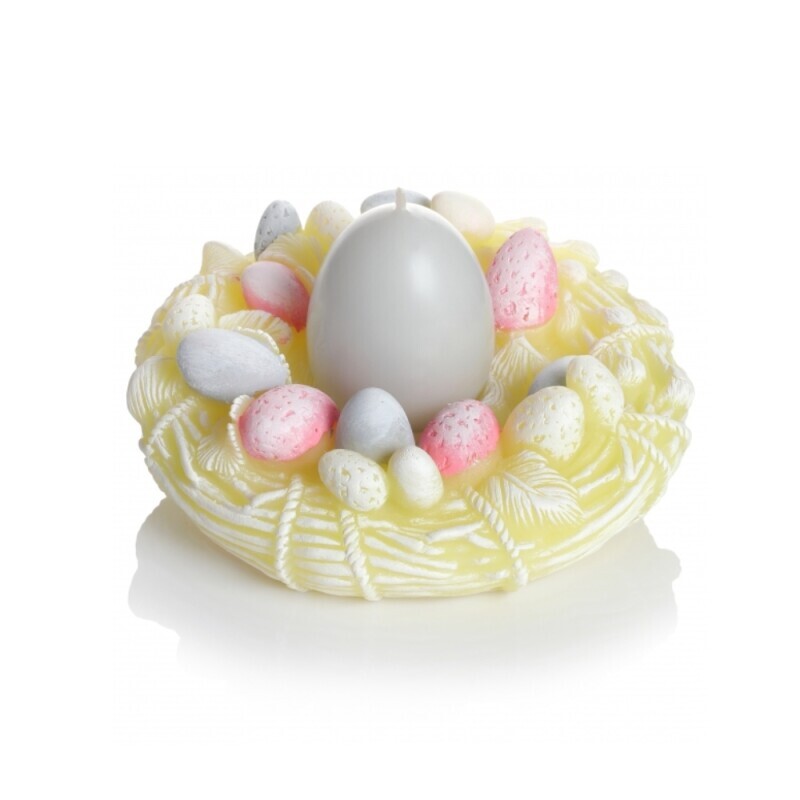 Bartek Svíčka Easter Holder 135*70 Yellow&Gray (6/krt)