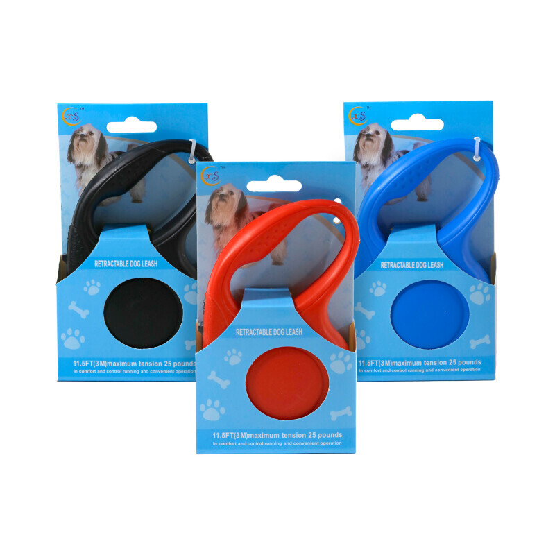 Vodítko pro psy samonavíjecí Color 3m (12/bal 144/krt)