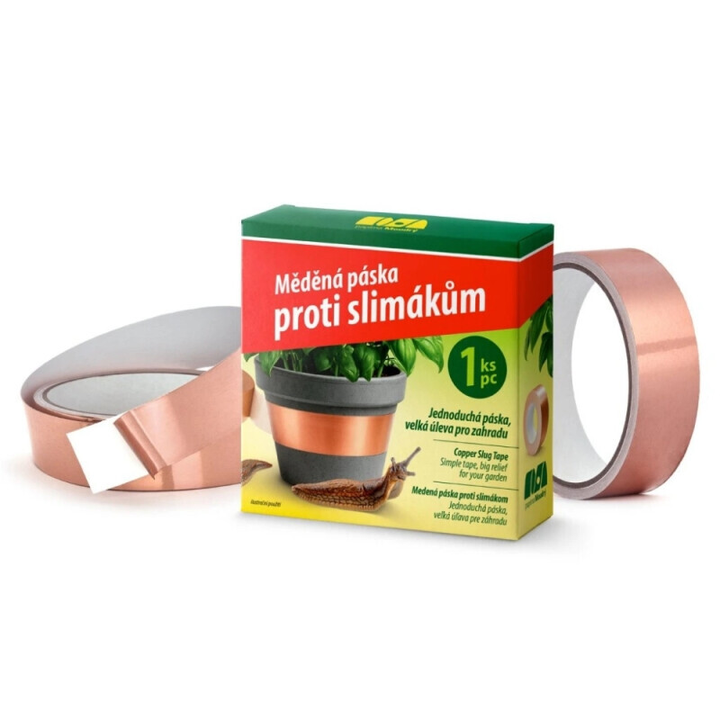 Měděná páska proti slimákům (10/krt)