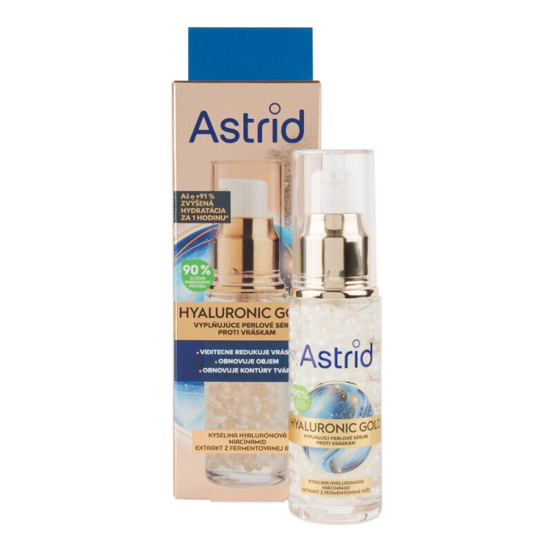 Astrid 30ml Pleť. Sérum Astrid Hyaluronic Gold (6/krt)