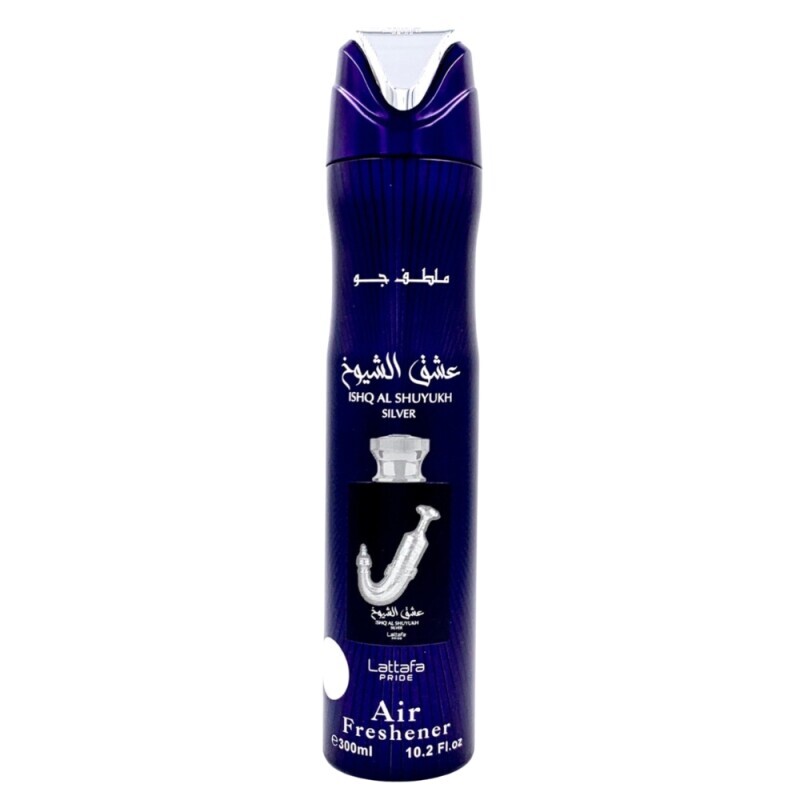 Lattafa 300ml N Air Freshener Ishq Al Shuyukh Silver (72/krt)