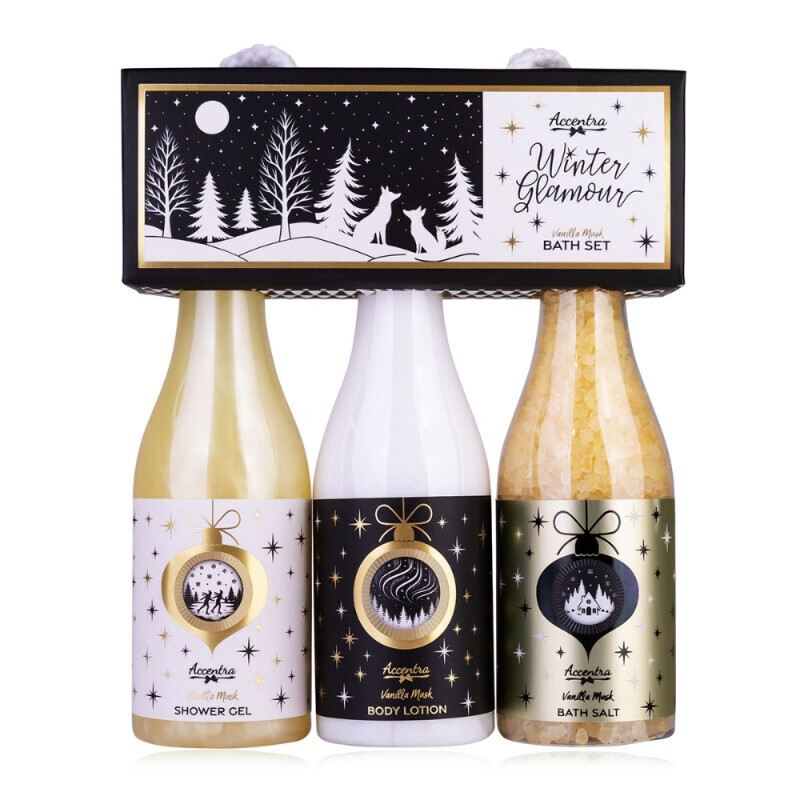 Accentra Dár.sada Winter Glamour 110ml SG+110ml BL+130g salt (24/krt)