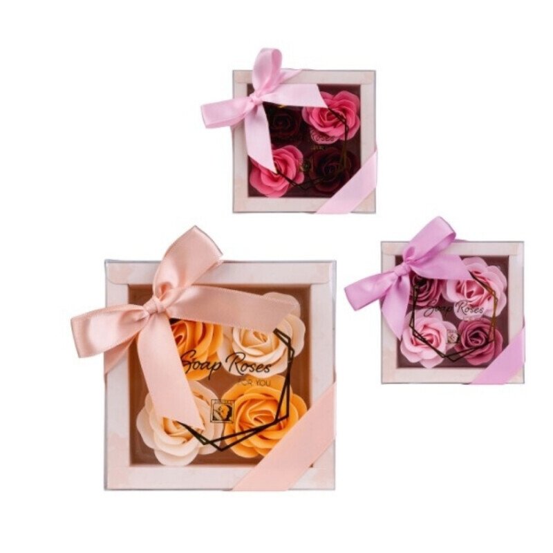 Mýdlový květ růže box 4*4g (24/krt)