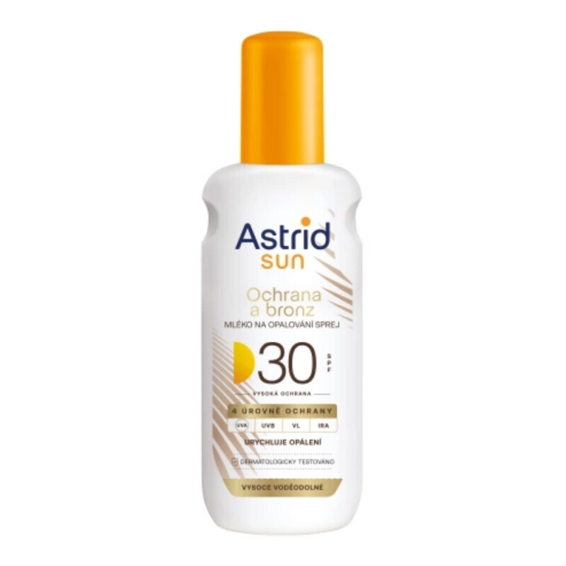 Astrid Sun 150ml Mléko Na Opalování Bronz Sprej OF30
