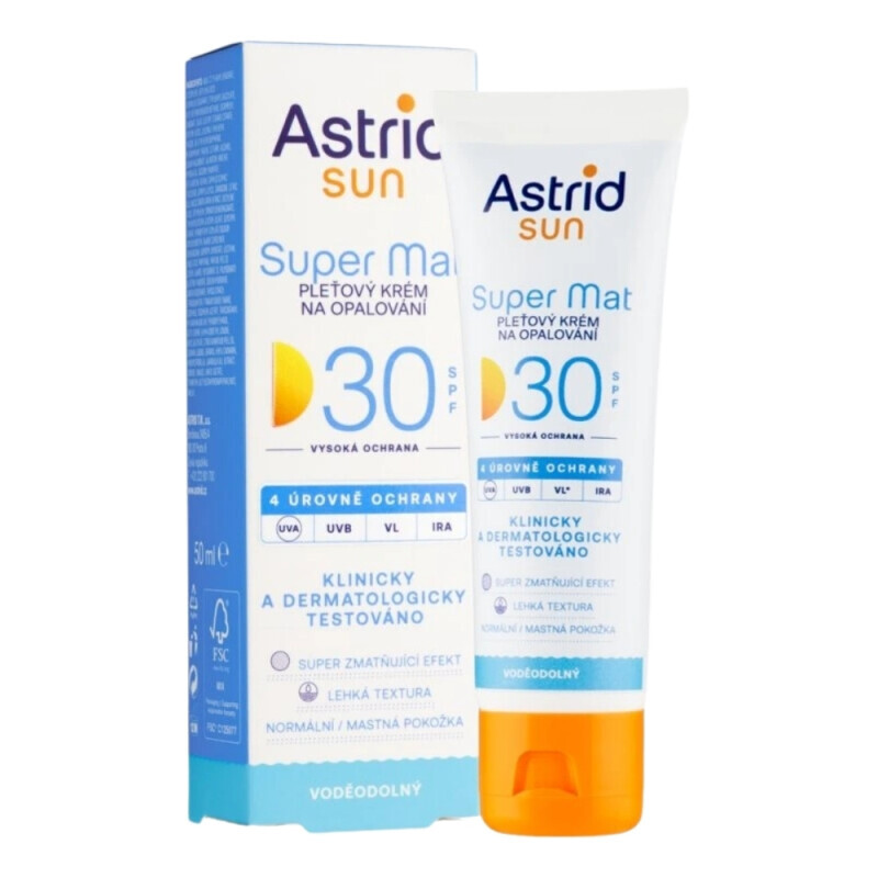 Astrid Sun 50ml Face CR Super Mat SPF30