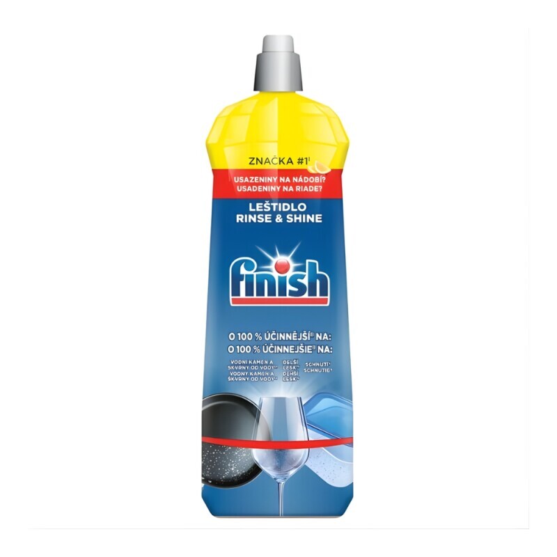 Finish 800ml Leštidlo Rinse&Shine Lemon (12/krt)