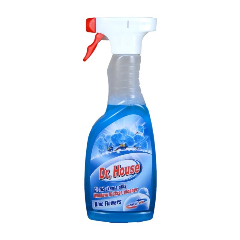 Dr.House 500ml Čistič oken Blue Flower (15/krt)