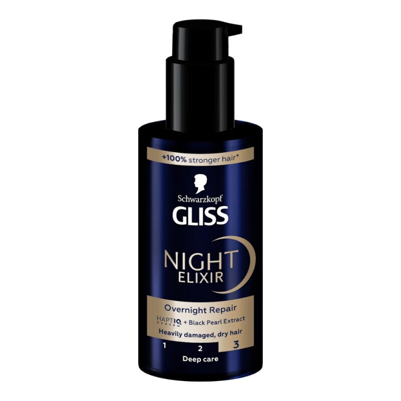 Gliss 100ml noční elixír Ultimate Repair (6/krt)