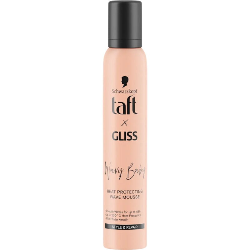TaftxGliss 200ml pěna Wavy Baby (6/krt)