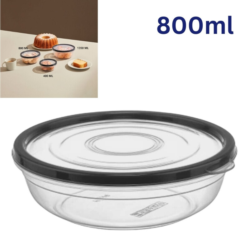 Dunya Dóza plast kulatá Compact 800ml (20/krt)