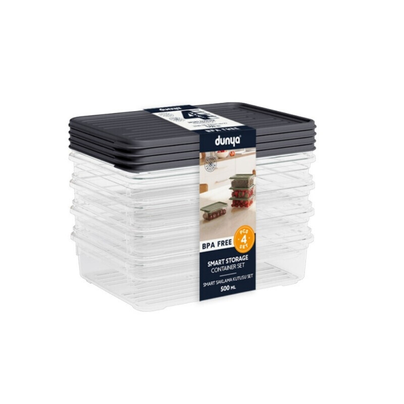 Dunya Dóza plast Smart set 4ks*500ml (12/krt)