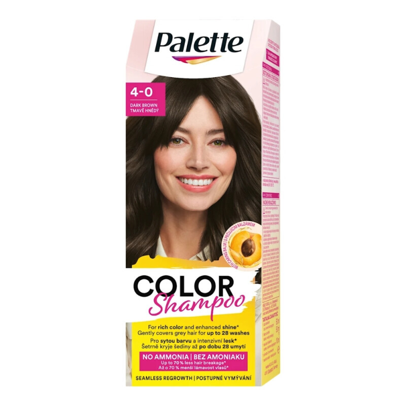 Palette Barva na vlasy Color Shampoo 4-0 (10/krt)