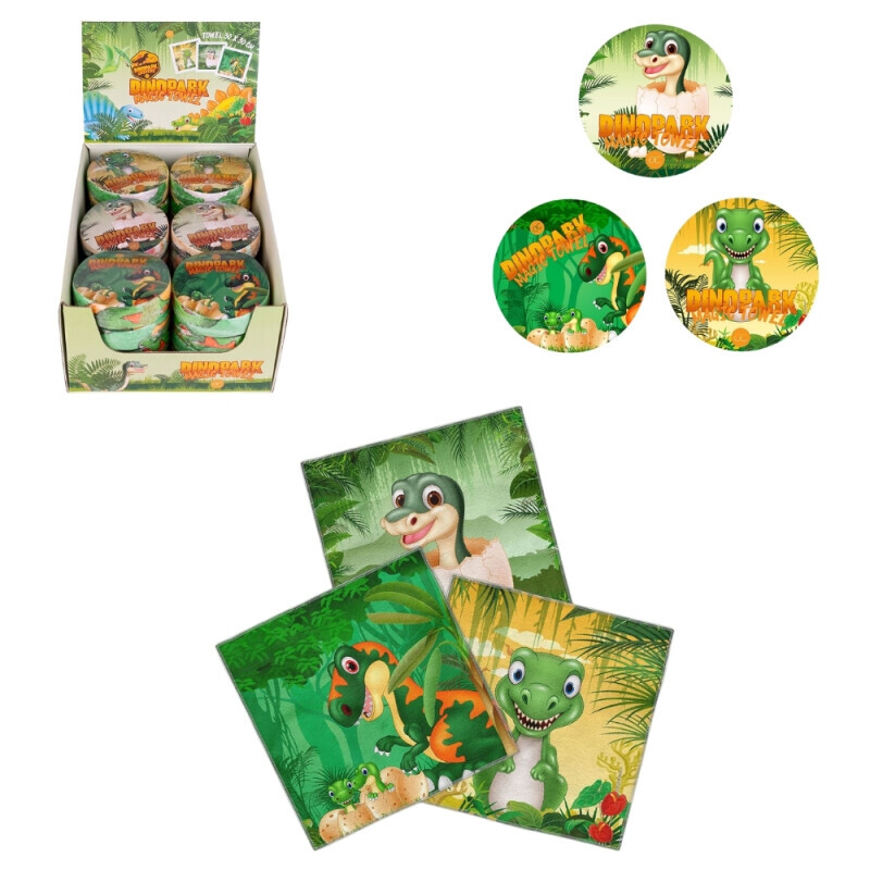 Accentra Ručník magický 30*30cm Dinopark Adventure (24/krt)