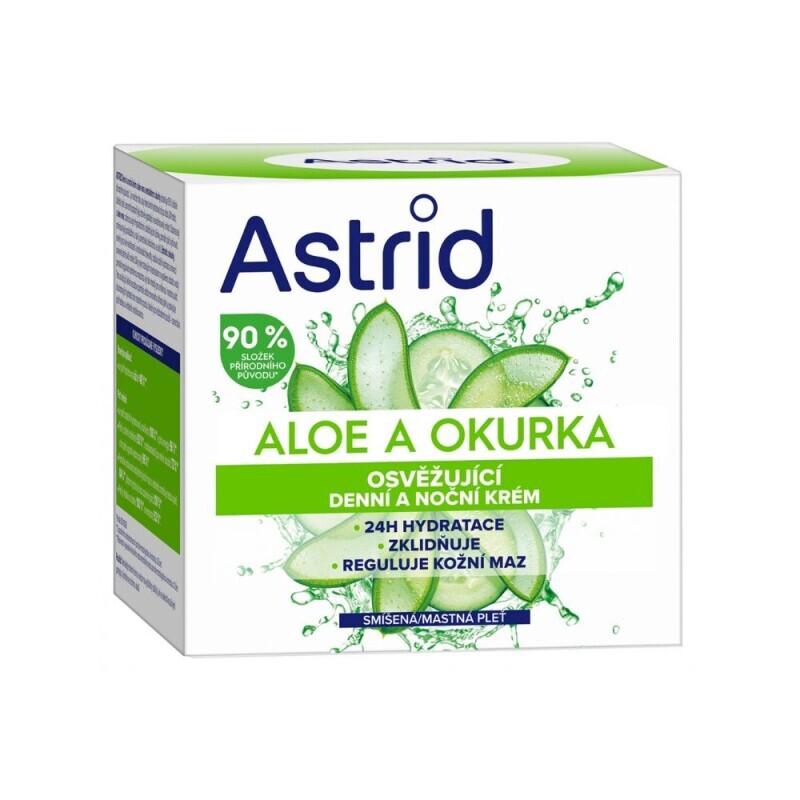 Astrid 50ml Pleť. Krém denní a noční Aloe&Okurka (6/krt)