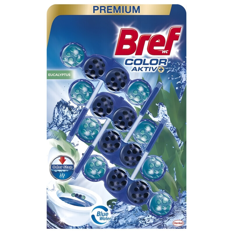 Bref 4*50g WC závěs Color A. Eucalyptus (9/krt)