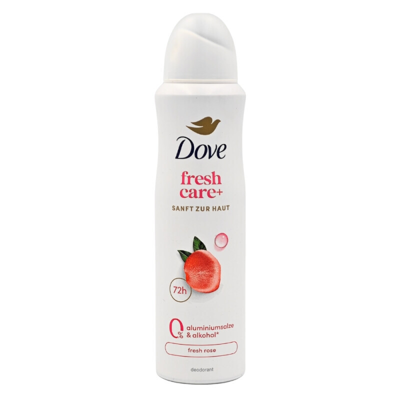 Dove 150ml Spray CZ Deo F 0% Fresh Rose (6/krt)