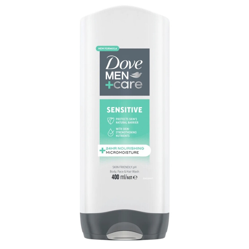Dove 400ml SG Men Sensitive (12/krt)