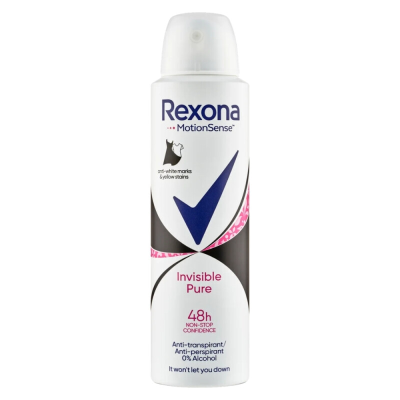 Rexona 150ml Spray CZ AP F Invisible Pure (6/krt)