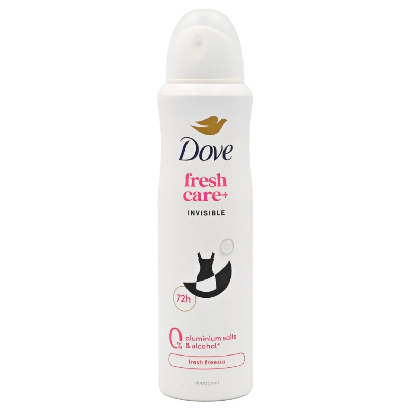 Dove 150ml Spray CZ Deo F 0% Fresh freesia (6/krt)
