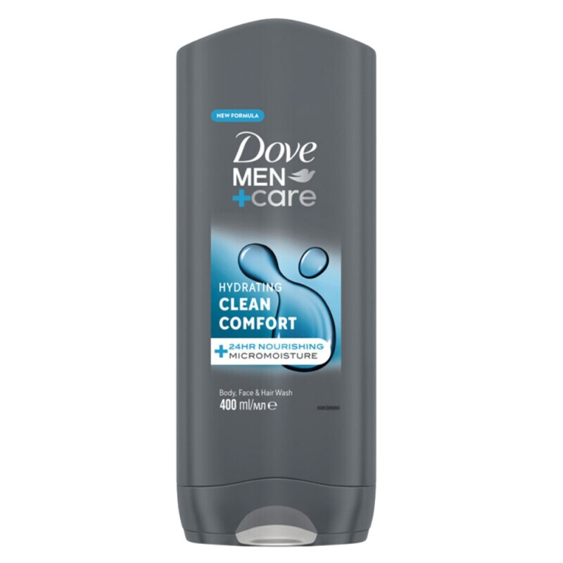 Dove 400ml SG Men Clean Comfort (12/krt)