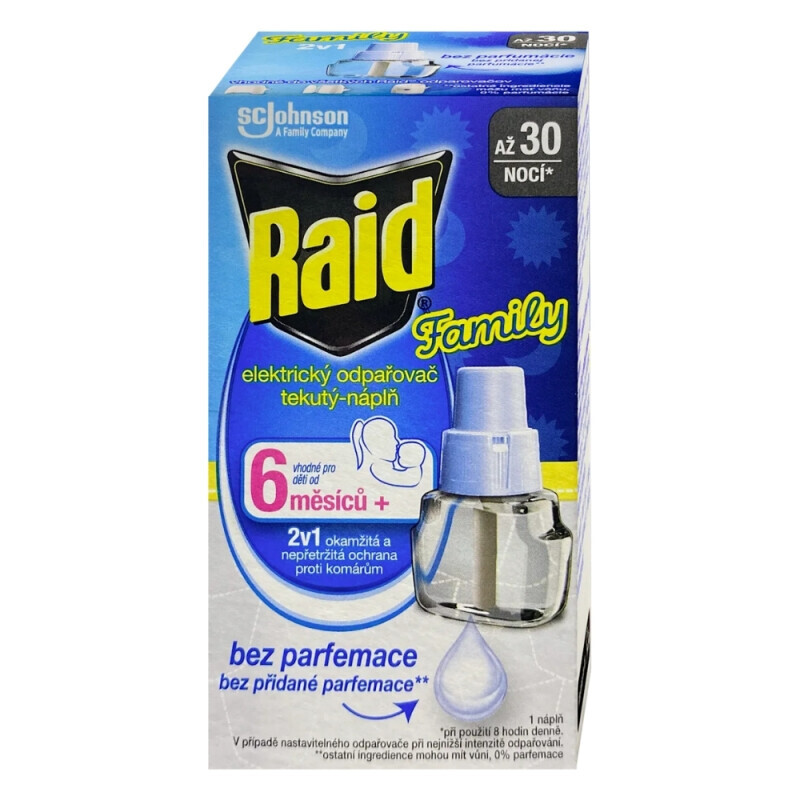 Raid Elek.odpařovač NN tekutá Family 21ml CZ (24/bal)