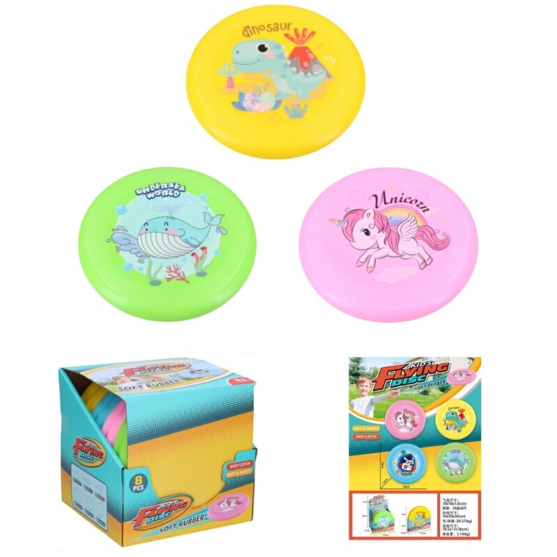 Wiky Létající talíř 18*18*1.6cm 4ass (64/krt)