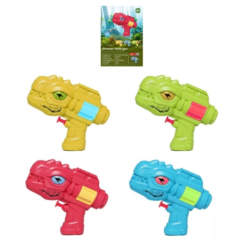 Wiky Vodní pistole 14cm 4ass Dinosaur (240/krt)