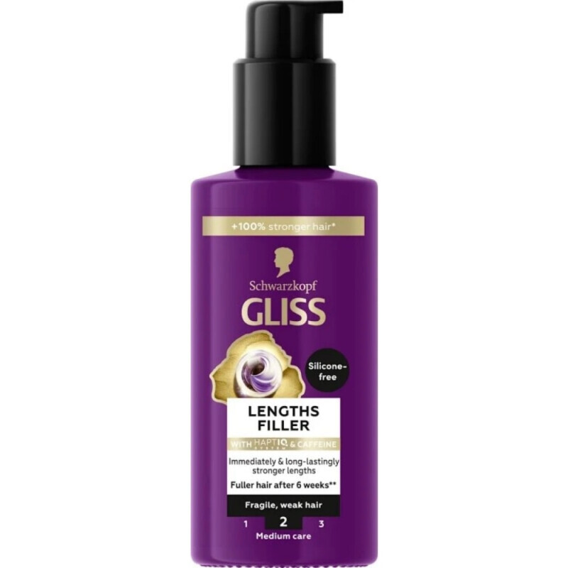 Gliss 100ml vlasová péče pro posílení délek Full Hair Wonder (6/krt)