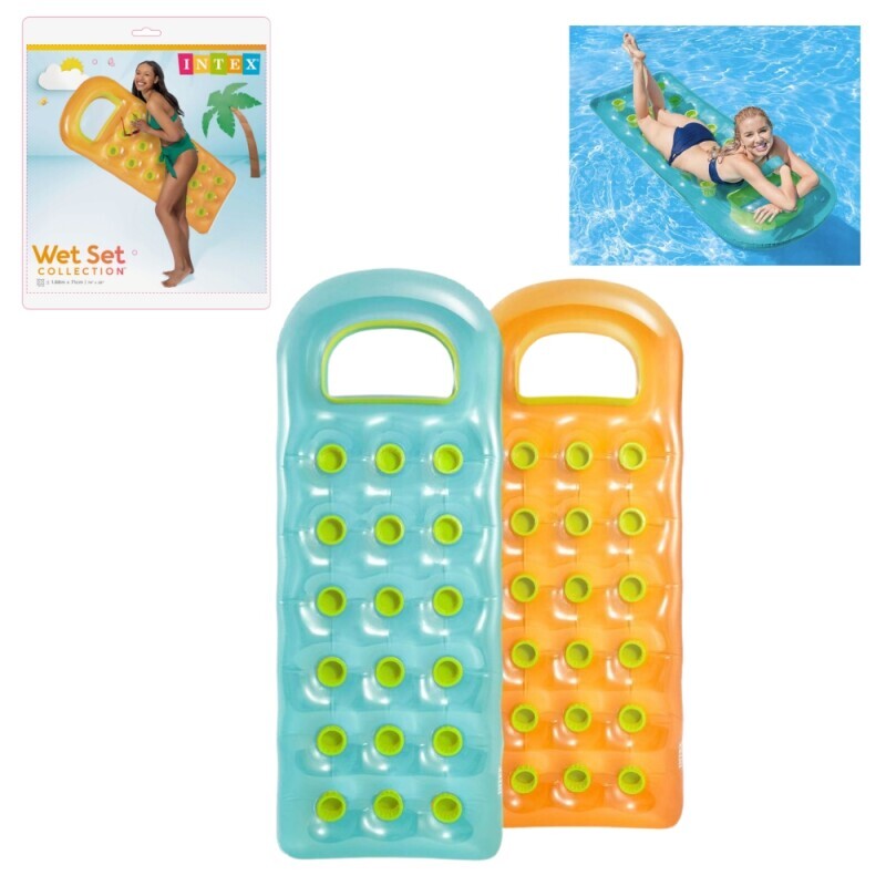 Intex Nafukovací lehátko 188*71cm Pocket (12/krt)