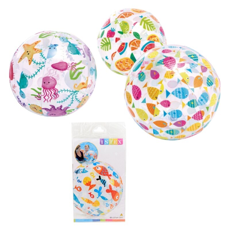 Intex Nafukovací míč 51cm Lively (36/krt)